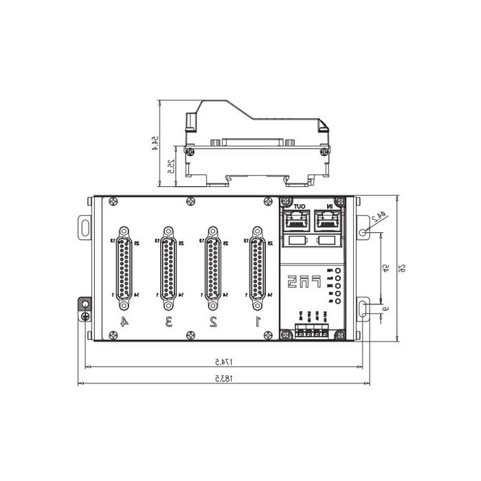 PROFINET protocol、64DI/DO adaptive configuration、NPN、D-Sub interface、RJ45 network port、IP20 remote module、009A92